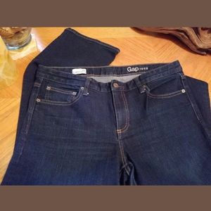 GAP 1969 Perfect Boot Dark Blue Jeans Womens Size